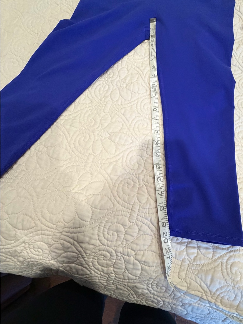 Fabletics Women's Capri Leggings in Cobalt - Picture 7 of 8